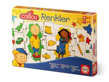 Educa Puzzle Caillou Renkler Eğitici Puzzle