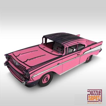 Puzzle Sepeti 1957 Chevrolet Belair 3D 179 Parça Ahşap Maket