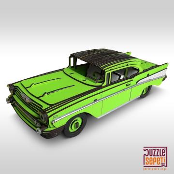 Puzzle Sepeti 1957 Chevrolet Belair 3D 179 Parça Ahşap Maket