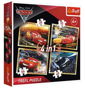 Trefl Puzzle Cars 3 Ready To Race 4'lü 35+48+54+70 Parça Yapboz