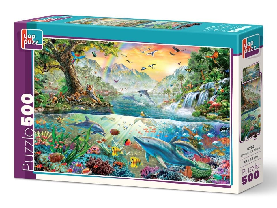 Yappuzz Hayvanlar Alemi 500 Parça Puzzle