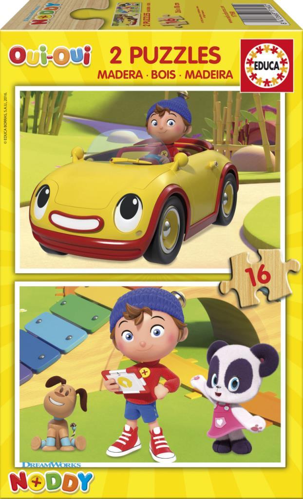 Educa Puzzle Noddy 2 X 16 Parça Ahşap Puzzle