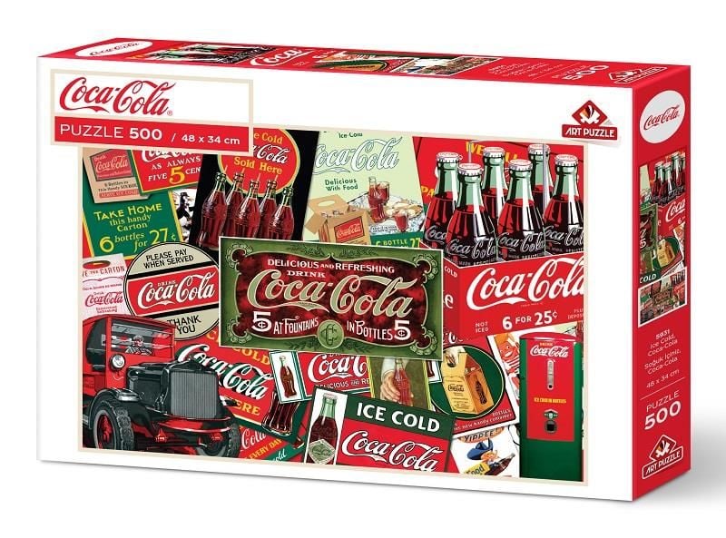 Art Puzzle Coca-Cola Soğuk İçiniz 500 Parça Puzzle