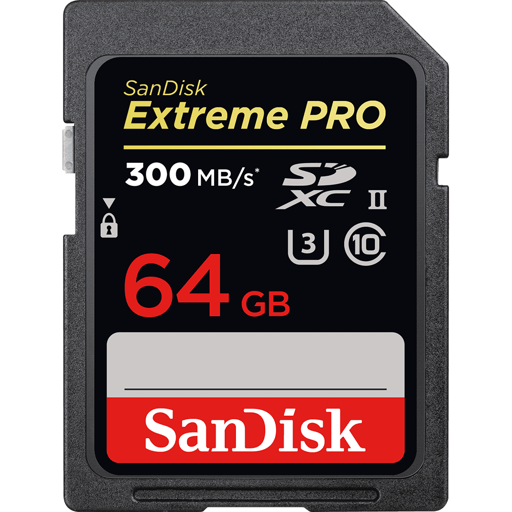 Sandisk 64 GB SDXC Extreme Pro class10 UHS - II u3 - 300 MB/s 2000x Hafıza Kartı