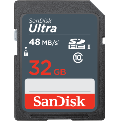 Sandisk 32 GB SDHC Ultra class10 UHS - I u1 - 48 MB/s 320x Hafıza Kartı
