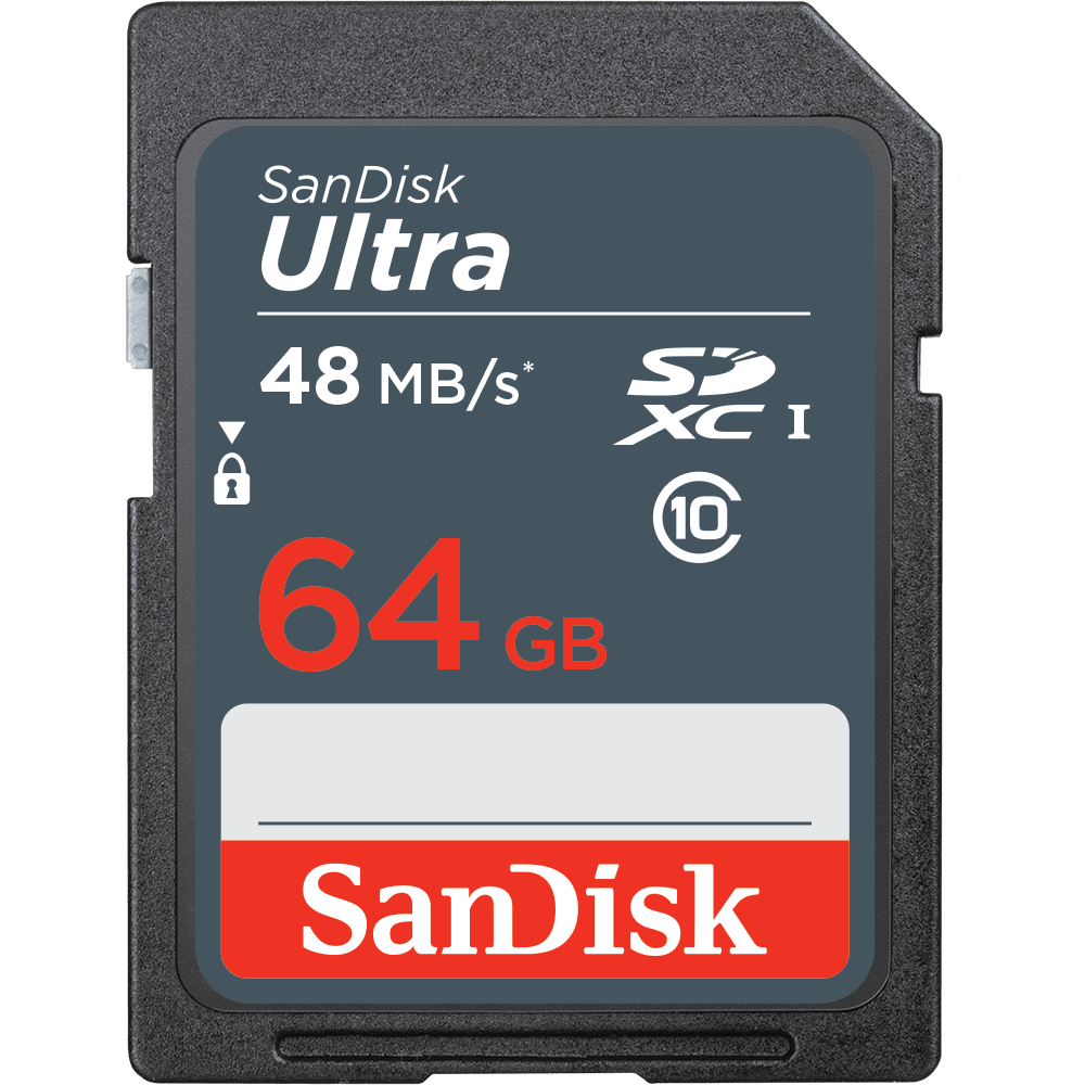 Sandisk 64 GB SDXC Ultra class10 UHS - I u1 - 48 MB/s 320x Hafıza Kartı