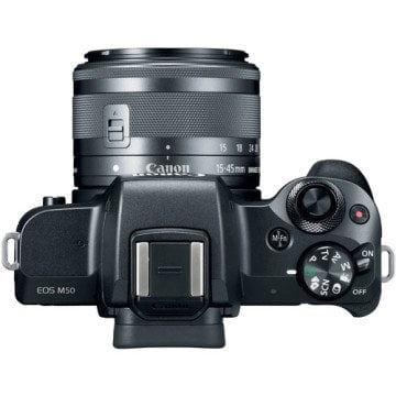 Canon EOS M50 15-45mm IS STM Aynasız Fotoğraf Makinesi - Canon Eurasia Garantili