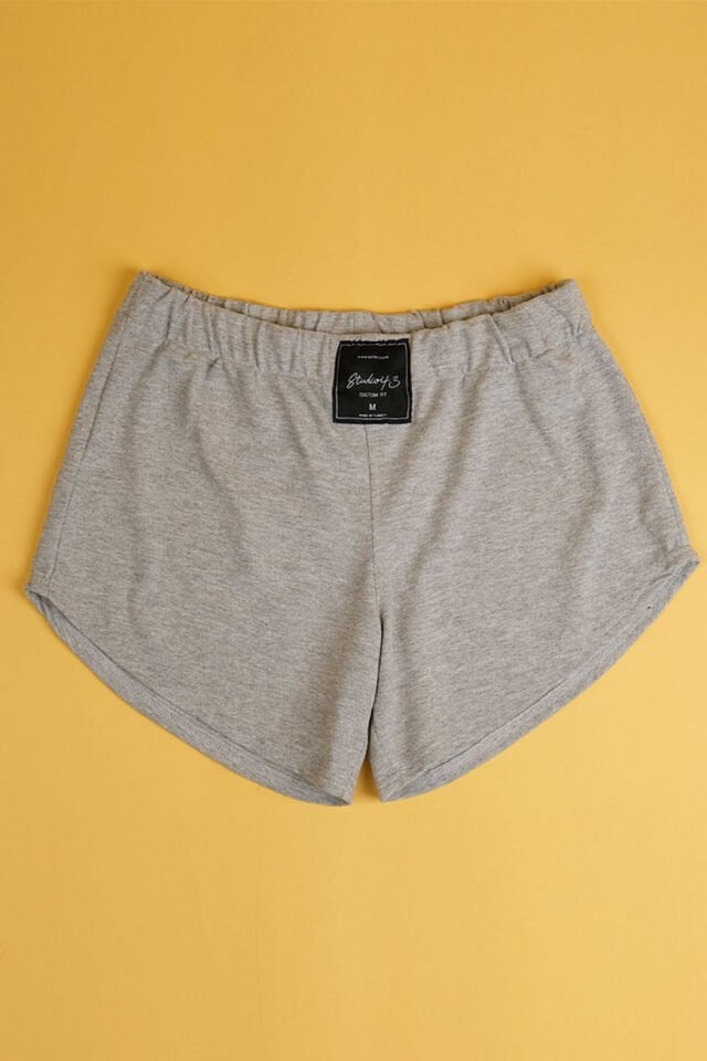 Salem II Unisex 70's Style Boxer Shorts - Gray Melange