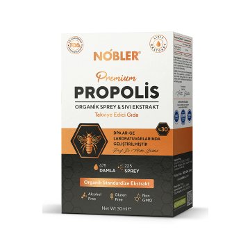 Novlex Premium Propolis Organik Sprey & Doğal Ekstrakt 20 ml