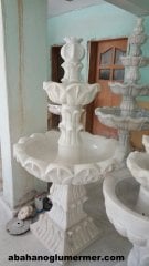 Mermer fıskiye, bahçe fıskiyesi, havuz fıskiyeleri, fıskiye ölçüleri : 90x180 cm, mermer şelale 008