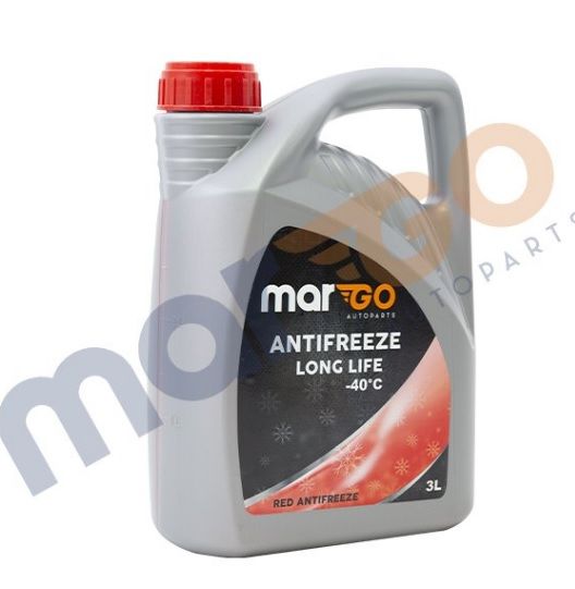 Kırmızı Antifriz 40C (3 Litre) Margo Marka