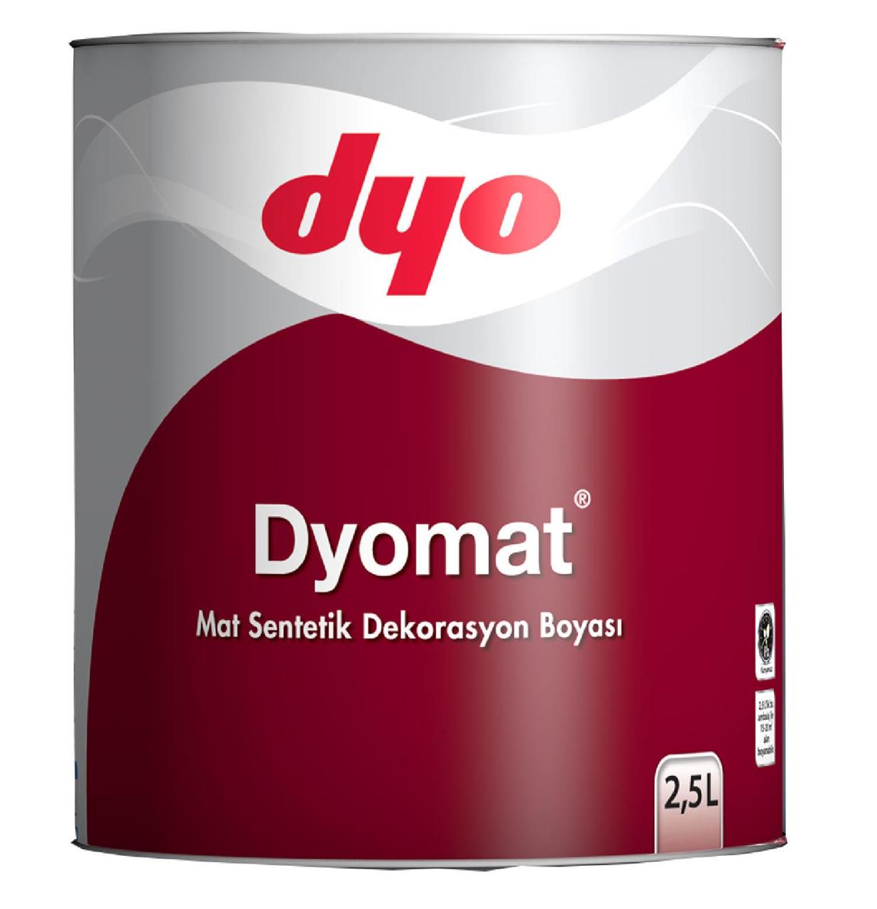 Dyomat Mat Dekorasyon Boyası 0,75 Litre Beyaz