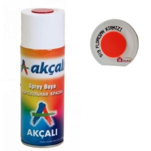 Akçalı Sprey Boya 400 ml 519 Florasan Kırmızı