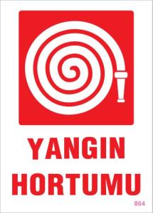 Yangın Hortumu Uyarı Levhası 25x35 KOD:864