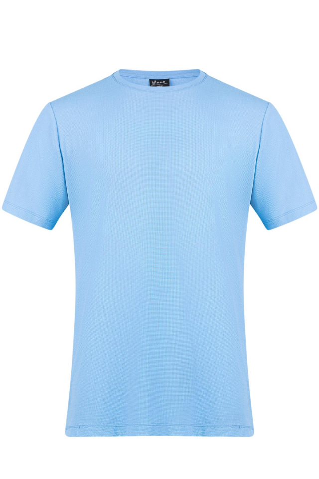 2AS Kalei Sıfır Yaka T-Shirt Mavi