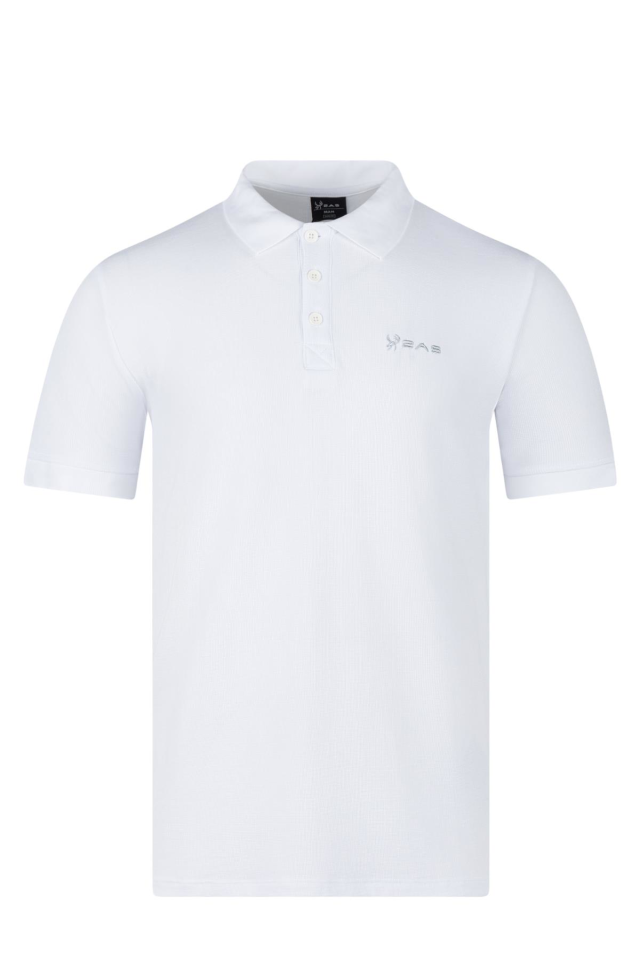 2AS Aluna Polo Yaka T-Shirt Beyaz