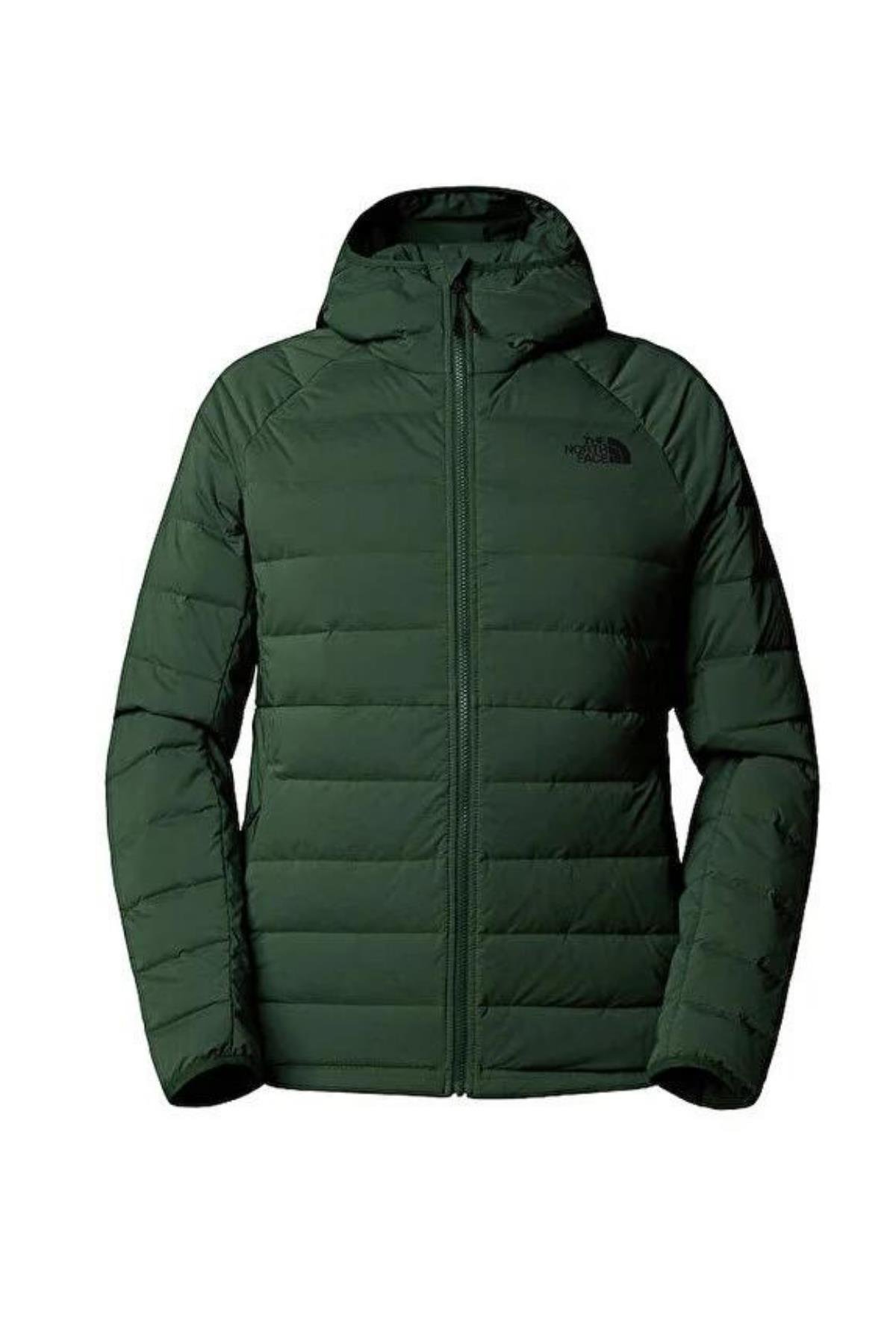 The North Face Erkek Belleview Stretch Down Hoodie Mont Haki