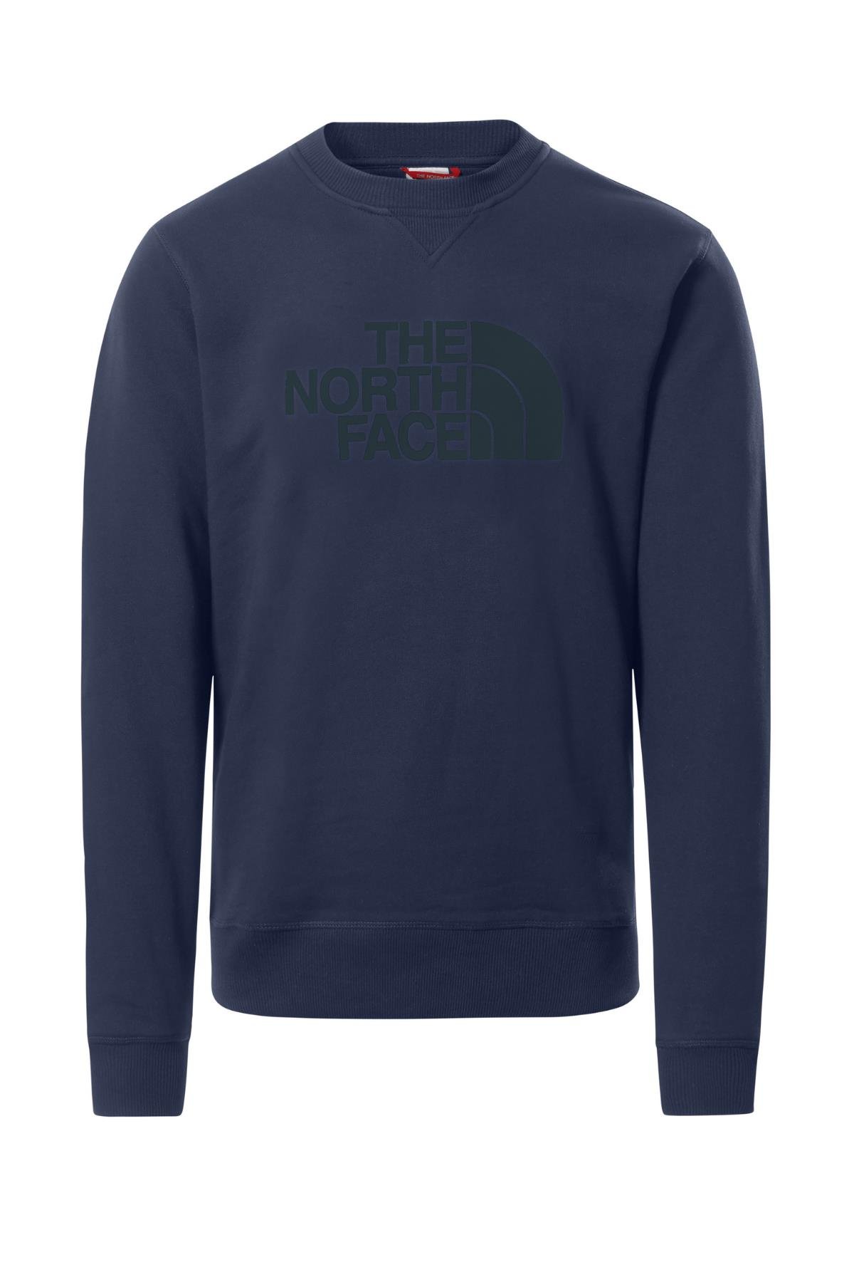 The North Face Drew Peak Crew Erkek Sweatshirt Lacivert