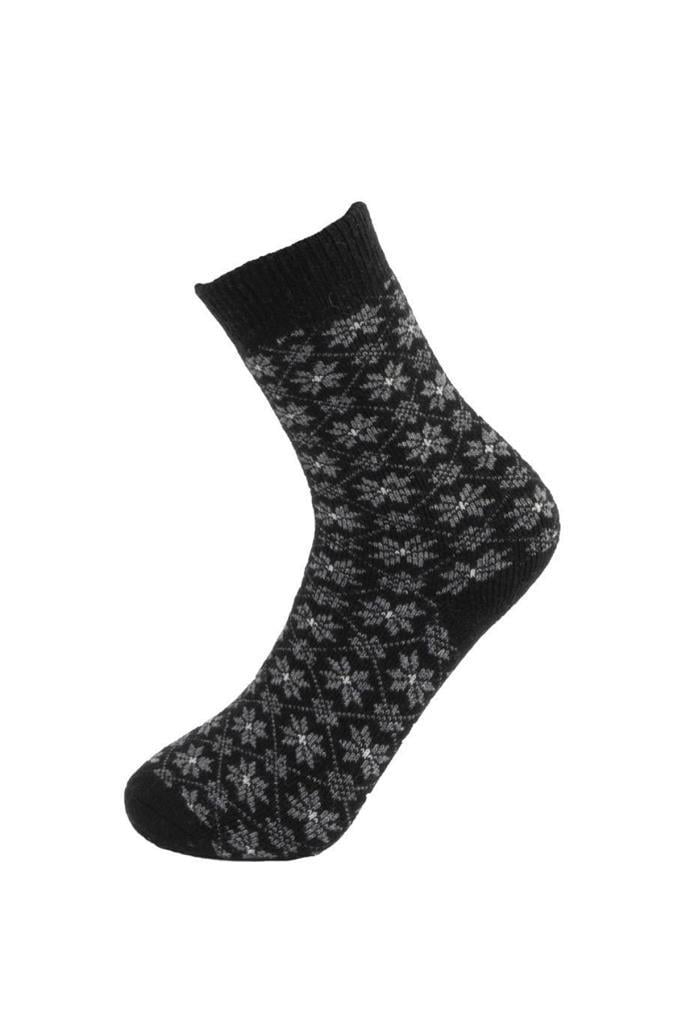 Panthzer Casual Wool Kadın Çorap Siyah
