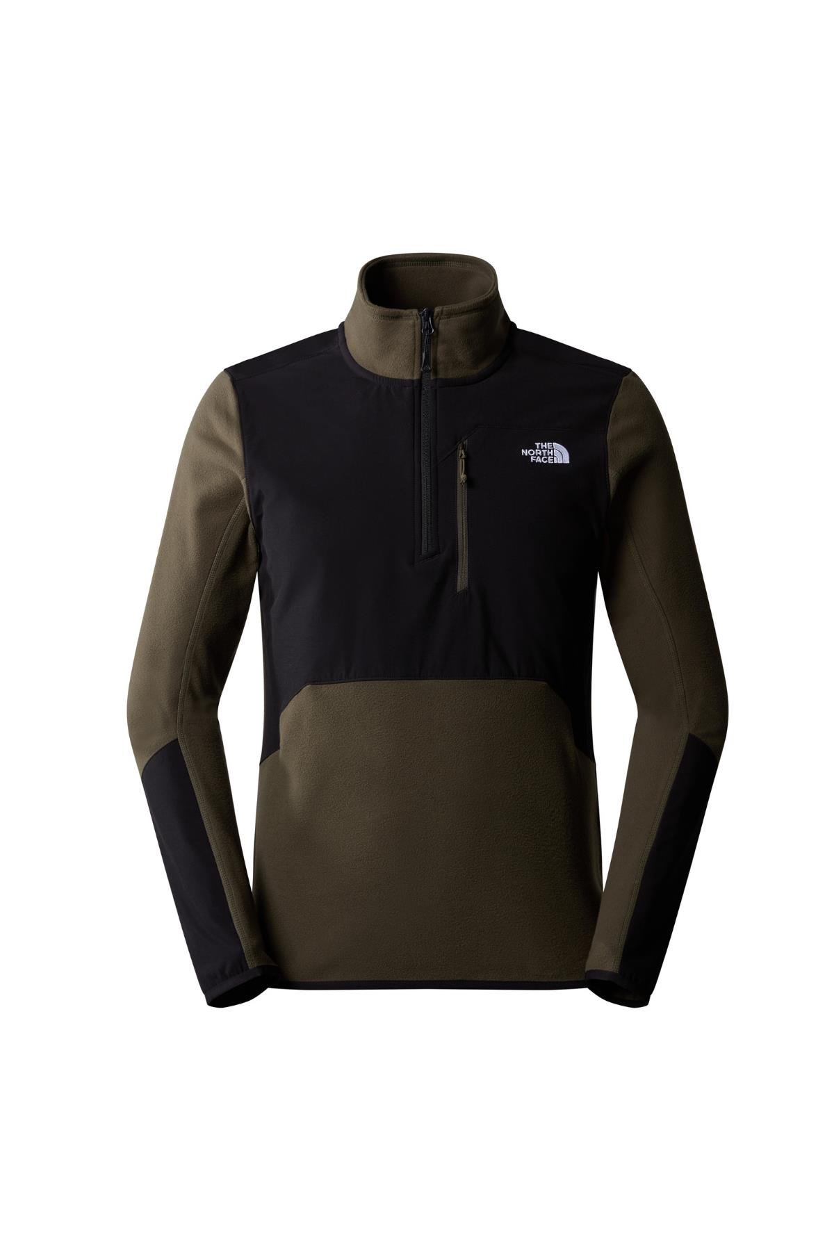 The North Face Erkek Glacier Pro 1/4 Zip - Eu Sweatshirt Haki