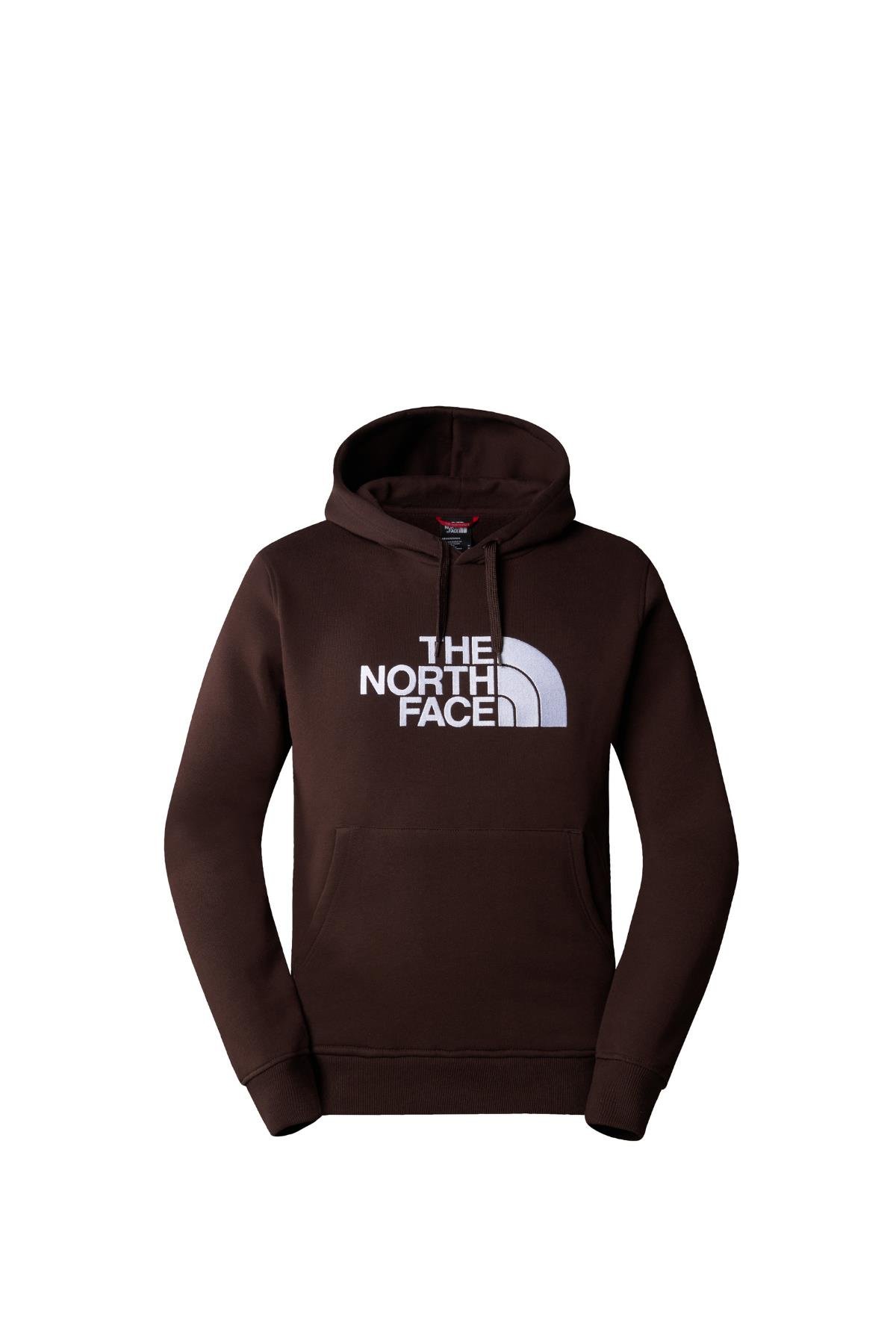 The North Face Erkek Drew Peak Pullover Hoodie - Eu Sweatshirt Kahverengi