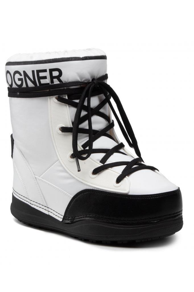 Bogner La Plagne1 B Kadın Kar Botu Beyaz/Siyah