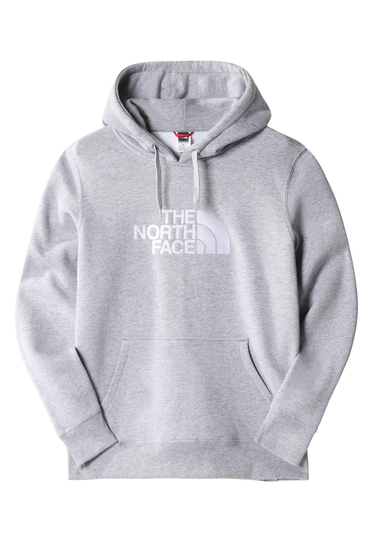 The North Face Drew Peak Pullover Hoodie Kapüşonlu Kadın Sweatshirt Gri