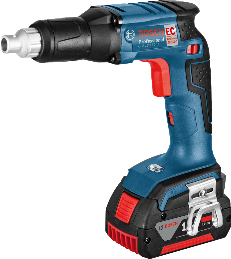 Bosch Professional GSR 18 V-EC TE 5 Ah Çift Akülü Alçıpan Vidalama - Kömürsüz Motor
