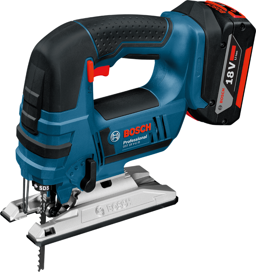 Bosch Professional GST 18 V-LI B 5,0 Ah Çift Akülü Dekupaj Testere - L-boxx Çantalı