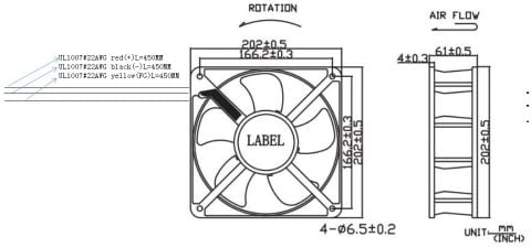 200X200X60MM-24VDC-1A