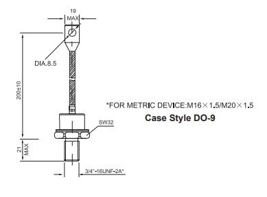 300A 1800V KATOT - Kamçılı Diyot 300UFR