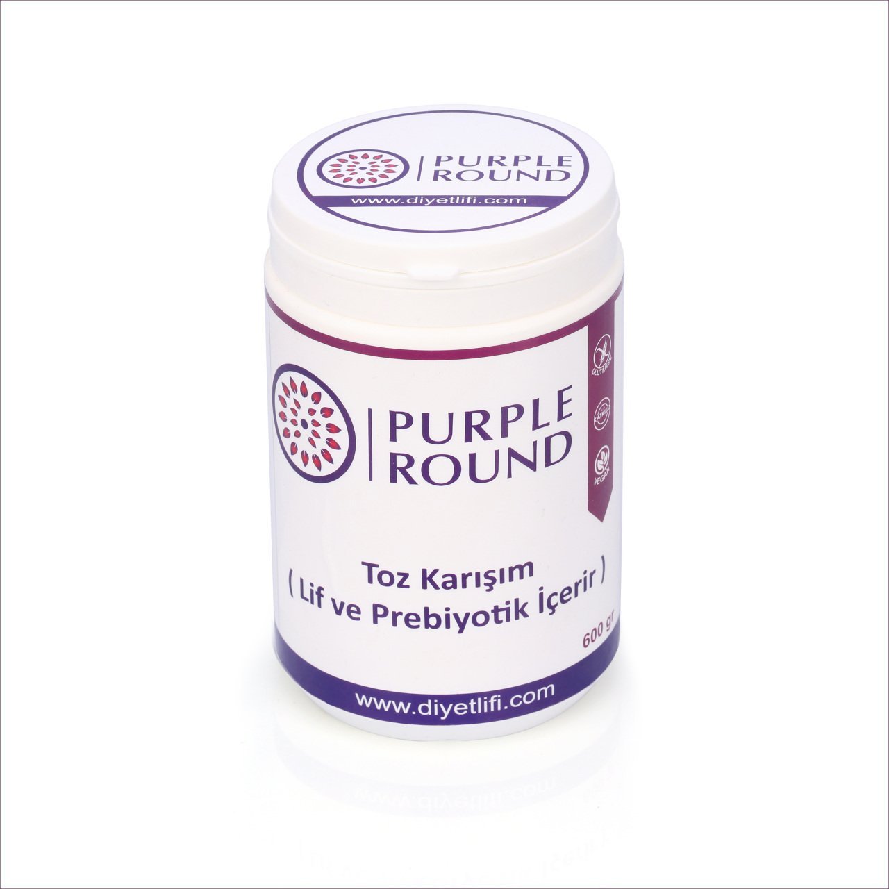 Purple Round Toz Karışım - 600 gr