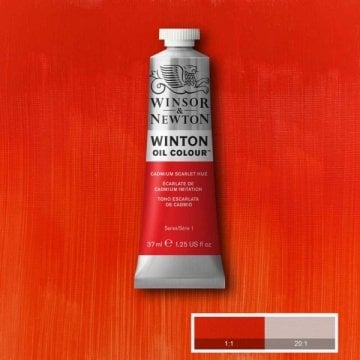 Winsor & Newton Winton Yağlı Boya 37ml Cadmium Scarlet Hue