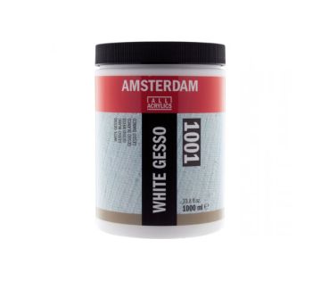 Talens Amsterdam Acrylic Beyaz Gesso Zemin Astarı 001 1000 ml.