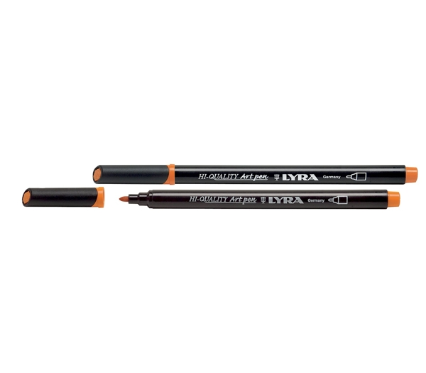 Lyra Hi-Quality Art Pen Çizim ve Boyama Kalemi 013-Orange