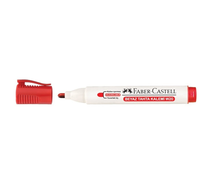 Faber Castell Doldurulabilir Beyaz Tahta Kalemi Kırmızı