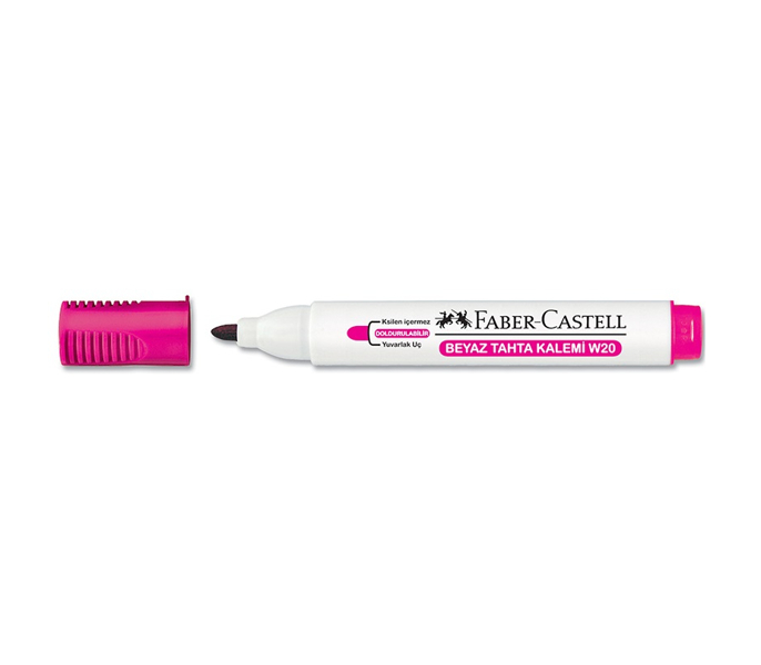 Faber Castell W20 Beyaz Tahta Kalemi Pembe