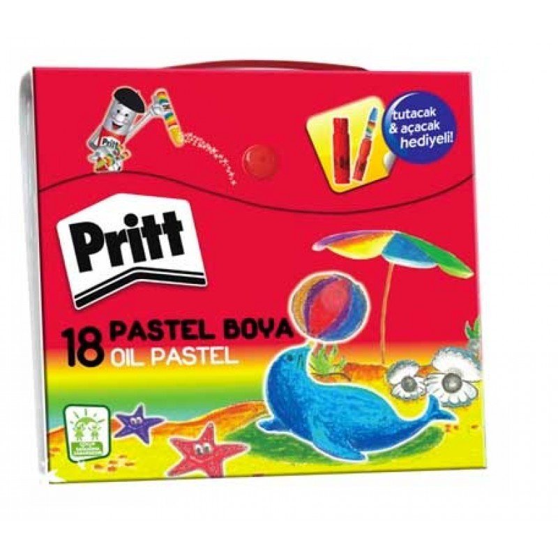 Pritt Pastel Boya 18 Renk Çanta