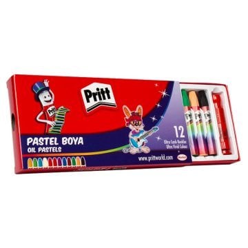 Pritt Pastel Boya 12 Renk Karton Kutu