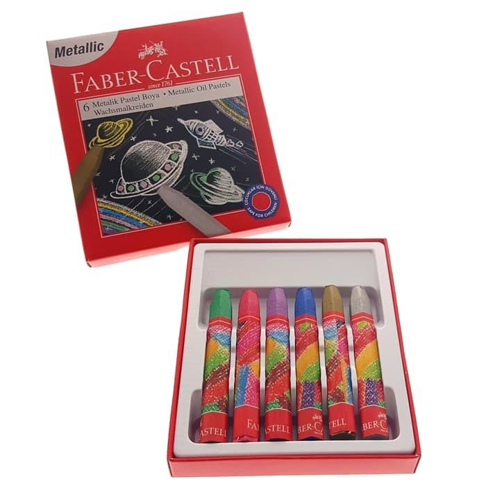 Faber Castell Pastel Boya Metalik 6 Renk