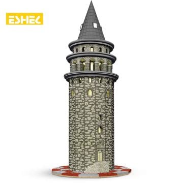 Eshel Maket Minyatür Tuğla Galata Kulesi Seti