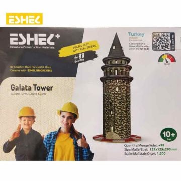 Eshel Maket Minyatür Tuğla Galata Kulesi Seti