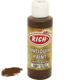 Rich Eskitme Antiquin Boya 1601-Açık Kahve 120 ml
