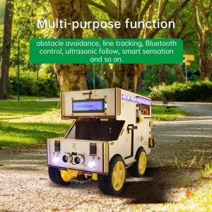 Keyestudio Akıllı RV Karavan Ev Robot Başlangıç Kiti / Android-IOS
