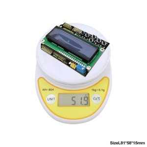 Keyestudio 1602 LCD Tuş Takımı Shield LCD Ekran ATMEGA2560 Raspberry Pi/UNO İçin Mavi Ekran Blacklight Modülü