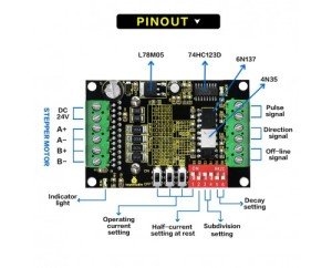 Keyestudio Tb6560 Step Motor Sürücü Kartı