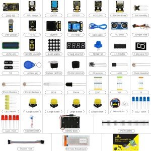 Keyestudio Süper Başlangıç Kiti / Mega 2560 R3 Arduino Eğitim Projesi İçin