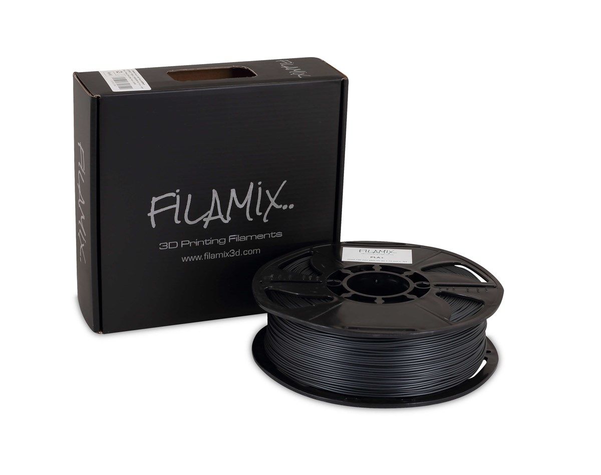 Filamix Koyu Gümüş Gri Filament PLA + 1.75mm 1 KG Plus