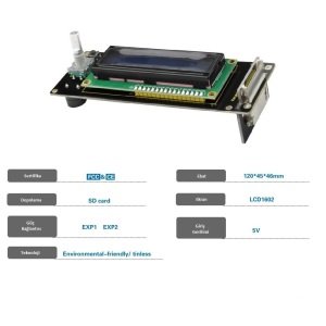 Keyestudio LCD1602 Ekran 3D Modülü, SD Kart Yuvası + Arduino / 3D Yazıcı için 30cm Kablo
