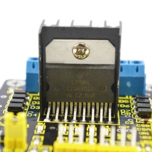 Keyestudio L298N Shield Çift H Köprü DC Kademeli Sürücü Kontrol Kartı Modülü / Arduino-Akıllı Araba Robotu için